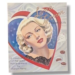 Lana Turner Paper Dolls Marilyn Henry 2000 B Shackman Uncut Vintage Style Stars